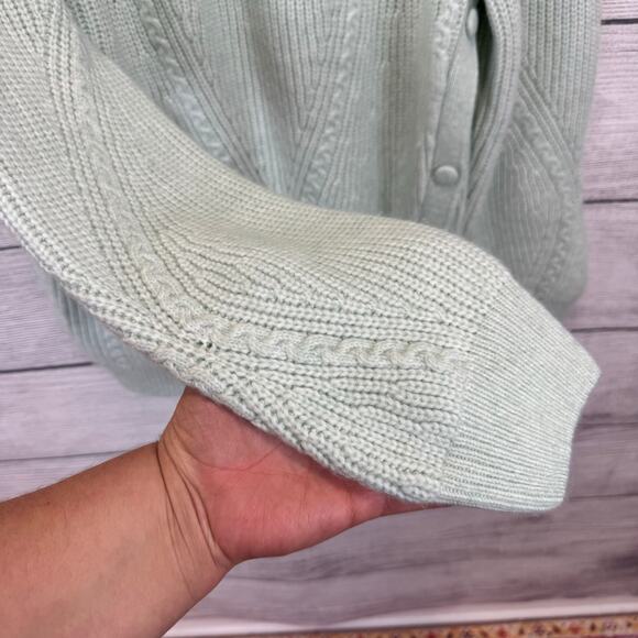 Liz Claiborne Plus Size Mint Green Mock Neck Knit Sweater Size XXL - Picture 3 of 8